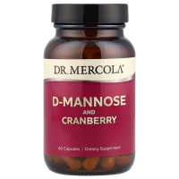 Купить Dr. Mercola, D-манноза и экстракт клюквы, 60 капсул