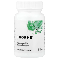 Купить Thorne, Ashwagandha, ашваганда, 120 мг, 30 капсул