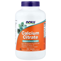 Купить NOW Foods, Кальций цитрат, Calcium Citrate, 250 таблеток