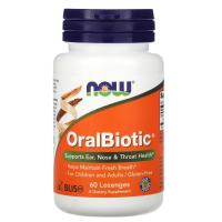Купить NOW Foods, OralBiotic, 60 леденцов