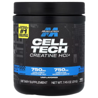 Купить MuscleTech, Cell Tech™, гидрохлорид креатина+, с нейтральным вкусом, 211 г
