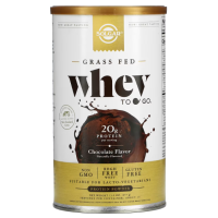 Купить Solgar, Whey To Go, порошок сывороточного протеина, шоколад, 455 г