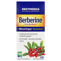 Купить Enzymedica, Berberine, Берберин 510 мг, 120 капсул направленного действия