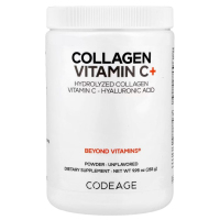 Купить Codeage, Collagen + vitamin C, коллаген + витамин C, без добавок, 283 г