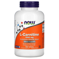 Купить Now Foods, L-карнитин, L-Carnitine 1000 мг, 100 таблеток