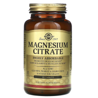 Купить Solgar, Magnesium citrate, Цитрат магния, 120 таблеток