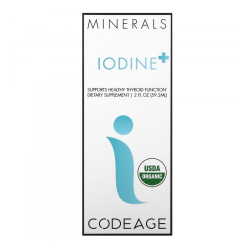 Купить Codeage, Iodine, Йод +, 250 мкг, 59,2 мл