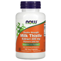 Купить NOW Foods, Растаропша, Milk Thistle, 300 мг, 100 вегетарианских капсул