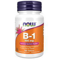 Купить NOW Foods, витамин B-1, Vitamin B-1, 100 mg, 100 таблеток