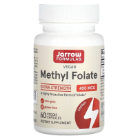 Купить Jarrow Formulas, Метилфолат, 400 мкг, 60 растительных капсул