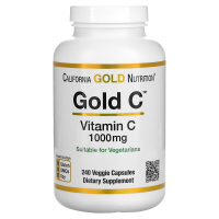 Купить California Gold Nutrition, vitamin C, витамин C, 1000 мг, 240 капсул