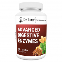 Купить Dr. Berg, Advanced Digestive Enzymes, Пищеварительные ферменты, 180 капсул