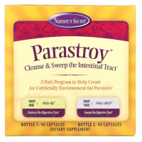 Купить Natures Secret, Parastroy, Очистка кишечного тракта, 2 бутылки по 90 капсул в каждой