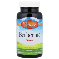Купить Carlson, Berberine, Берберин, 500 мг, 60 вегетарианских капсул