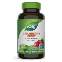 Купить Natures Way, Cranberry Fruit, плоды клюквы, 930 мг, 180 веганских капсул
