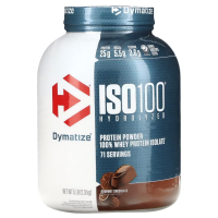 Купить Dymatize, ISO100, гидролизованный, 100% изолят сывороточного протеина, шоколадный вкус, 2.3 кг