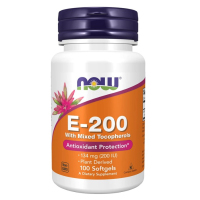 Купить NOW Foods, Vitamin E-200 IU, Витамин E-200 IU, 100 Softgels