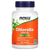 Купить NOW Foods, Хлорелла, Chlorella, 1000 мг, 120 таблеток