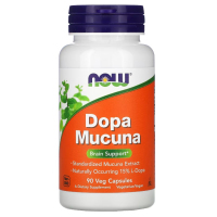 Купить NOW Foods, Dopa Mucuna, 90 растительных капсул