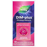 Купить Natures Way, DIM-Plus, Метаболизм эстрогенов, 120 вегетарианских капсул