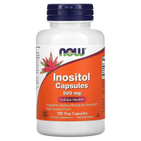 Купить Now Foods, инозитол, Inositol 500 мг, 100 вегетарианских капсул