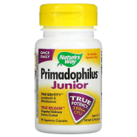 Купить Natures Way, Primadophilus Junior, Примадофилус для детей 6–12 лет, 3 млрд КОЕ, 90 вегетарианских капсул