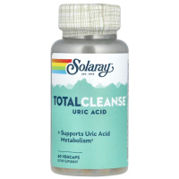 Купить Solaray, Total Cleanse, средство для выведения мочевой кислоты, 60 растительных капсул