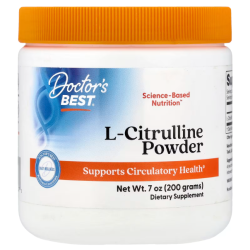 Купить Doctors Best, L-Citrulline Powder, L-цитруллин в порошке, 200 г