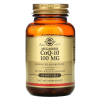 Купить Solgar, Megasorb CoQ-10, мегасорб с коэнзимом Q-10, 100 мг, 90 капсул