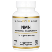 Купить California Gold Nutrition, NMN ( никотинамид мононуклеотид ), 175 мг, 60 растительных капсул