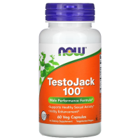 Купить Now Foods, TestoJack 100, 60 вегетарианских капсул