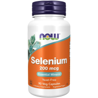 Купить NOW Foods Selenium, Селен 200 mcg. - 90 Растительная капсула