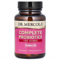 Купить Dr. Mercola, Комплексные пробиотики для женщин, 70 млрд КОЕ, 30 капсул