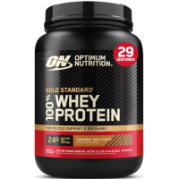 Купить Optimum Nutrition, 100% Whey Protein, сывороточный протеин, Карамельный маккиато, 928 г