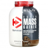 Купить Dymatize, Super Mass Gainer, с насыщенным шоколадным вкусом, 2,7 кг