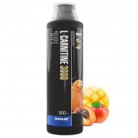 Купить Maxler, L-carnitine, жидкий Л-карнитин 3000 мг, Абрикос-манго, 500 мл