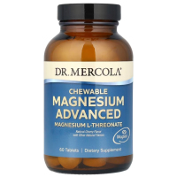 Купить Dr. Mercola, Жевательный магний Л-треонат, натуральная вишня, 60 таблеток