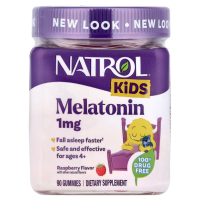 Купить Natrol, Kids, мелатонин, для детей от 4 лет, ягодный вкус, 90 жевательных конфет