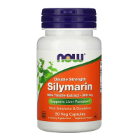 Купить NOW Foods, силимарин, Silymarin 300 мг, 50 вегетарианских капсул