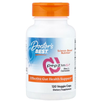 Купить Doctors Best, PepZin GI, комплекс цинк-Л-карнозина, 120 вегетарианских капсул