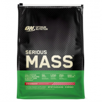 Купить Optimum Nutrition, Serious Mass, Гейнер, клубника, 5,44 кг
