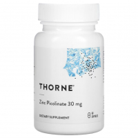 Купить Thorne, Пиколинат Цинка, Zinc Picolinate, 30 мг, 60 Растительных капсул
